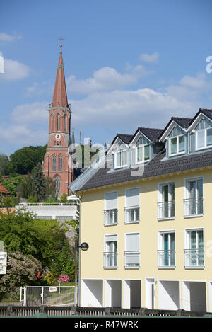 Kirche in Zwiesel Stockfoto