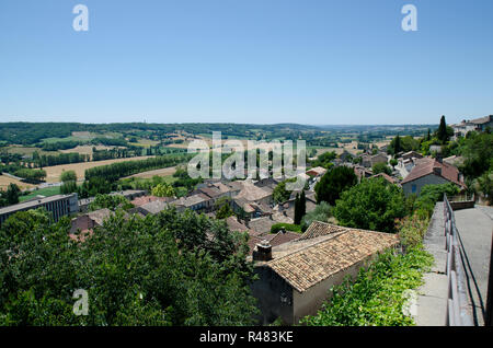 Das Dorf von Lauzerte in Frankreich Stockfoto