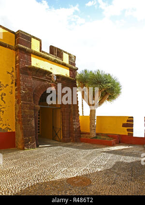 Sao Tiago Fort in Funchal. Die Insel Madeira. Portugal Stockfoto