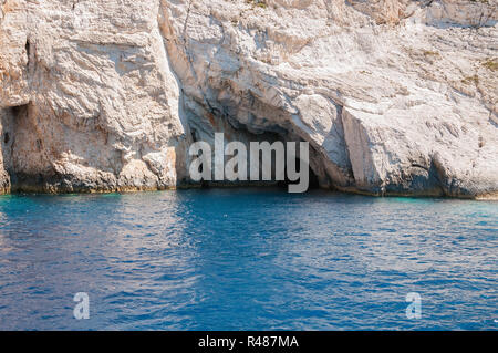 Blue Caves auf Zakynthos Insel Stockfoto