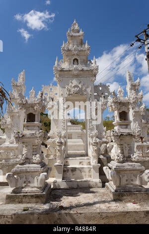 White Hindu Tempel, Bali Stockfoto