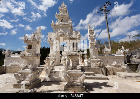 White Hindu Tempel, Bali Stockfoto