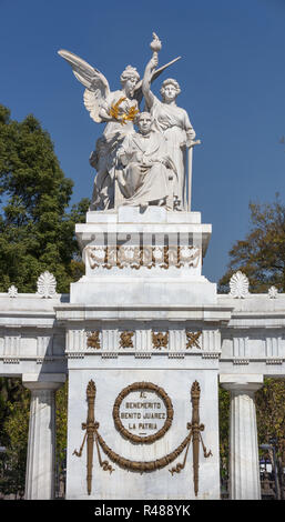 Statue von Benito Juarez Stockfoto