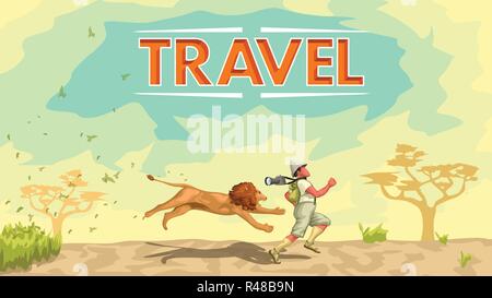 Schnell von Lion Stock Vektor