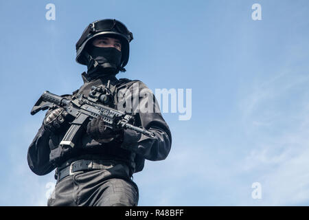 Spec Ops Polizei SWAT Stockfoto