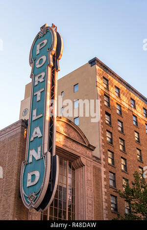 Iconic Portland Zeichen Stockfoto