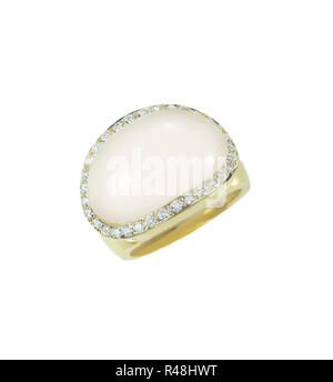 Opal Mondstein fashion Ring Stockfoto