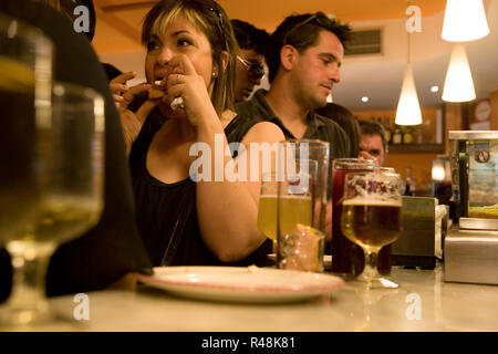 In Tapas in Salamanca Stockfoto