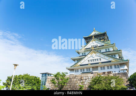 Burg von Osaka Stockfoto