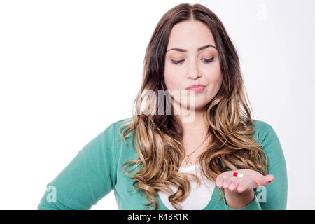 Ich hasse Kapseln! Stockfoto