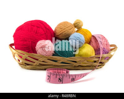 Garn-Kugeln Stockfoto