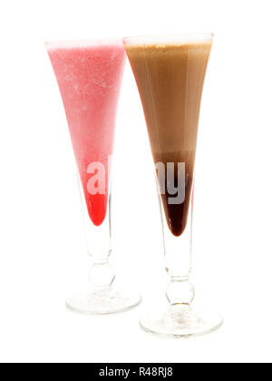 Cocktails Sammlung - Milchshakes, Cocktails Sammlung - Milchshakes, Cocktails Sammlung - Milchshakes, Cocktails Sammlung - Milchshakes Stockfoto