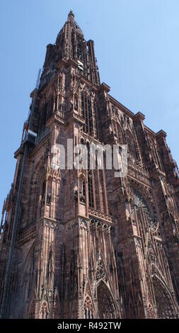 Saint Kathedrale in Straßburg, hohen und Alten Stockfoto