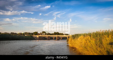 Die grossen Orange River in NC, Südafrika Stockfoto