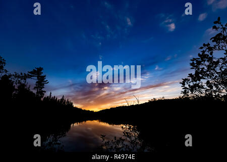 Milchstraße über Rosebary See Stockfoto