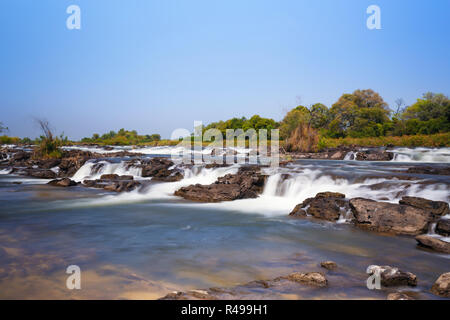 Berühmte Popa fällt in Caprivi, Nord Namibia Stockfoto