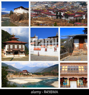 Impressionen von Bhutan Stockfoto