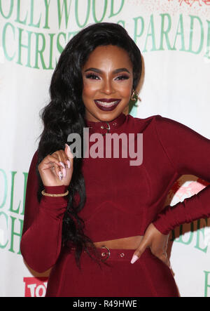 Hollywood, Ca. 25 Nov, 2018. Ashanti, an der 87. jährlichen Hollywood Christmas Parade am Hollywood Blvd. in Hollywood, Kalifornien am November 25, 2018, Quelle: Faye Sadou/Medien Punch/Alamy leben Nachrichten Stockfoto