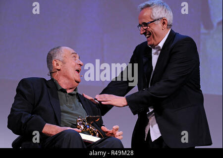 Datei Bilder. Italien. Venezia, Italia. 09 Sep, 2011. © Gian Mattia D'Alberto italienische Regisseur Bernardo Bertolucci stirbt im Alter von 77, Italien. Credit: LaPresse/Alamy leben Nachrichten Stockfoto