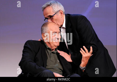 Datei Bilder. Italien. Venezia, Italia. 09 Sep, 2011. © Gian Mattia D'Alberto italienische Regisseur Bernardo Bertolucci stirbt im Alter von 77, Italien. Credit: LaPresse/Alamy leben Nachrichten Stockfoto