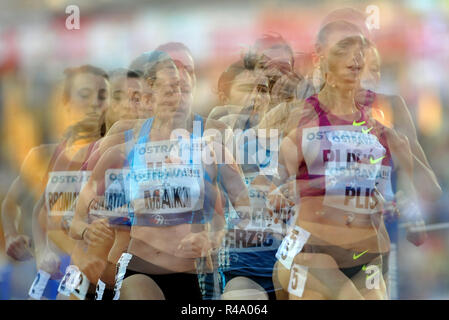 Ostrava, Tschechische Republik. 17. Juni 2014. Athleten konkurrieren auf dem IAAF World Challenge Golden Spike treffen in Ostrava, Tschechische Republik, 17. Juni 2014./PSPA/Credit: Slavek Slavek Ruta Ruta/ZUMA Draht/Alamy leben Nachrichten Stockfoto