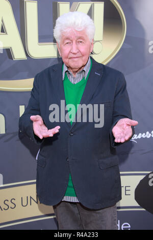 Gotthilf Fischer, Sprechen im Kult Eiscafé, Hamburg, 17.04.2016 Stockfoto