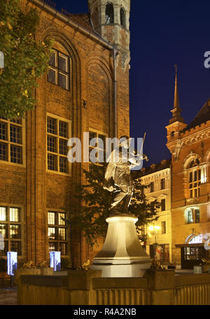 Raftsman Brunnen (Pomnik flisaka) in Torun. Polen Stockfoto