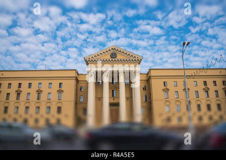 KGB-Gebäude im Zentrum der Stadt Minsk. Belarus. Stockfoto