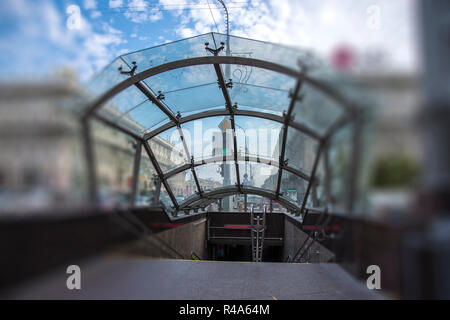 U-fußgängerüberweg in der Stadt Minsk. Belarus. Stockfoto