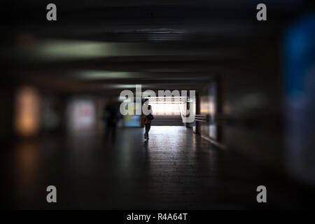 U-fußgängerüberweg in der Stadt Minsk. Belarus. Stockfoto