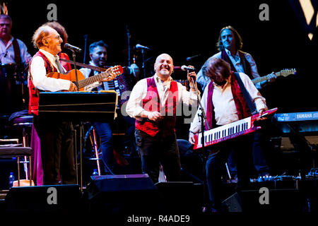 Renzo Arbore und Orchester Italiana im Estival Jazz 2018, Lugano, Schweiz Stockfoto