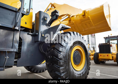 Neue Frontlader für den Bau Stockfoto