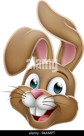 Cartoon Osterhase Hase Stock Vektor