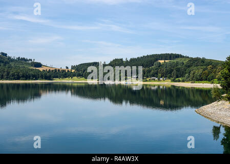 Hennesee Reservoir, Berghausen, Meschede, Sauerland, Nordrhein-Westfalen, Deutschland Stockfoto