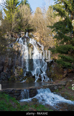 Konigshutter Wasserfall, Elbingerode, Harz, Sachsen-Anhalt, Deutschland, Königshütter Wasserfall Stockfoto