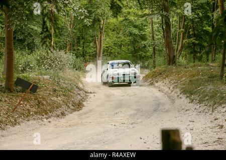 Goodwood Festival der Geschwindigkeit Rallye Rennen, Chichester, Sussex Stockfoto