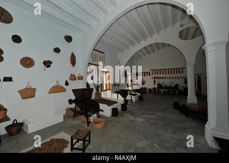 Finca Els Calderers, Sant Joan, Mallorca, Spanien, Europa Stockfoto