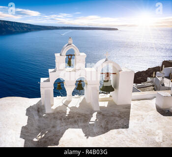 Oia, Santorini, Griechenland Stockfoto