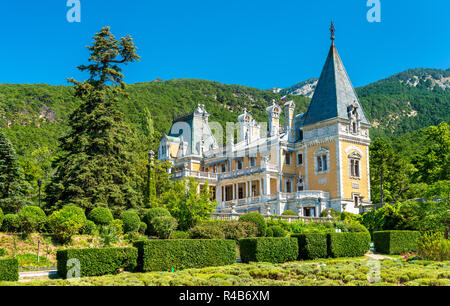 Massandra Palace, eine große Touristenattraktion in Krim Stockfoto