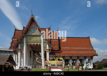 Der liegende Buddha Tempel in Hat Yai, Thailand. Stockfoto