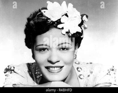 BILLIE HOLIDAY (1915-1959) Werbefoto des amerikanischen Jazz Sängerin über 1947 Stockfoto