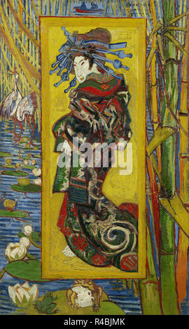 Kurtisane: nach Eisen. Datum/Zeitraum: Oktober 1887 - November 1887. Malerei. Öl auf Leinwand. Autor: VINCENT VAN GOGH. Stockfoto