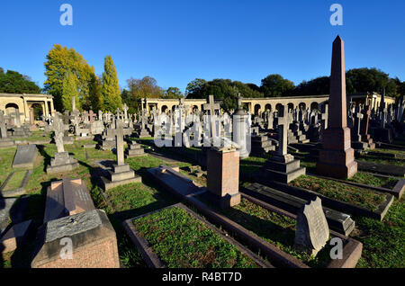 Brompton Friedhof (Kensington und Chelsea) London, England, UK. Stockfoto