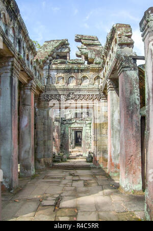 Preah Khan in Angkor Stockfoto