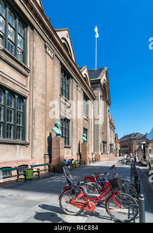 Universität Kopenhagen (Københavns Universitet), Frue Plads, Latin, Kopenhagen, Dänemark Stockfoto