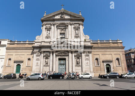 Rom, Italien, 22. JUNI 2017: Blick auf die Kirche von Santa Susanna an der Diokletiansthermen in Rom, Italien Stockfoto