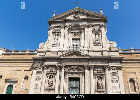 Rom, Italien, 22. JUNI 2017: Blick auf die Kirche von Santa Susanna an der Diokletiansthermen in Rom, Italien Stockfoto