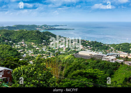 St George, der Hauptstadt der karibischen Insel Grenada Stockfoto