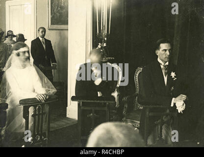 Der Prinz von Piemont Umberto II als bester Mann, Italien 1920 s Stockfoto