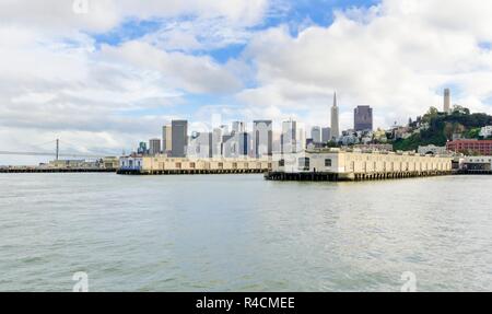 Skyline von San Francisco, California Stockfoto